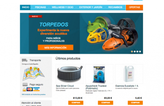 Web de Piscineando.com una tienda online de piscinas