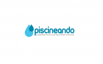 Logo de Piscineando.com una web ecommerce que vende material para piscinas