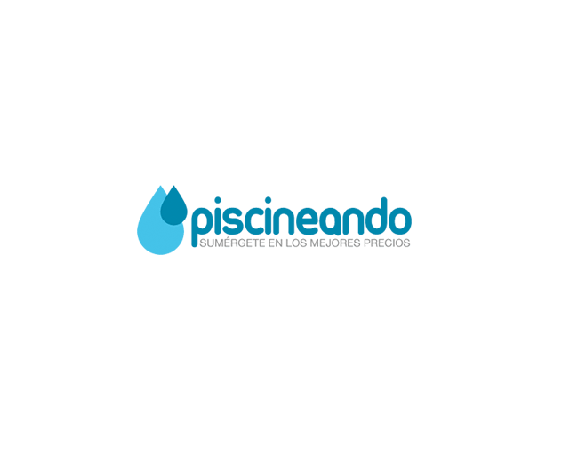 Logo de Piscineando.com una web ecommerce que vende material para piscinas